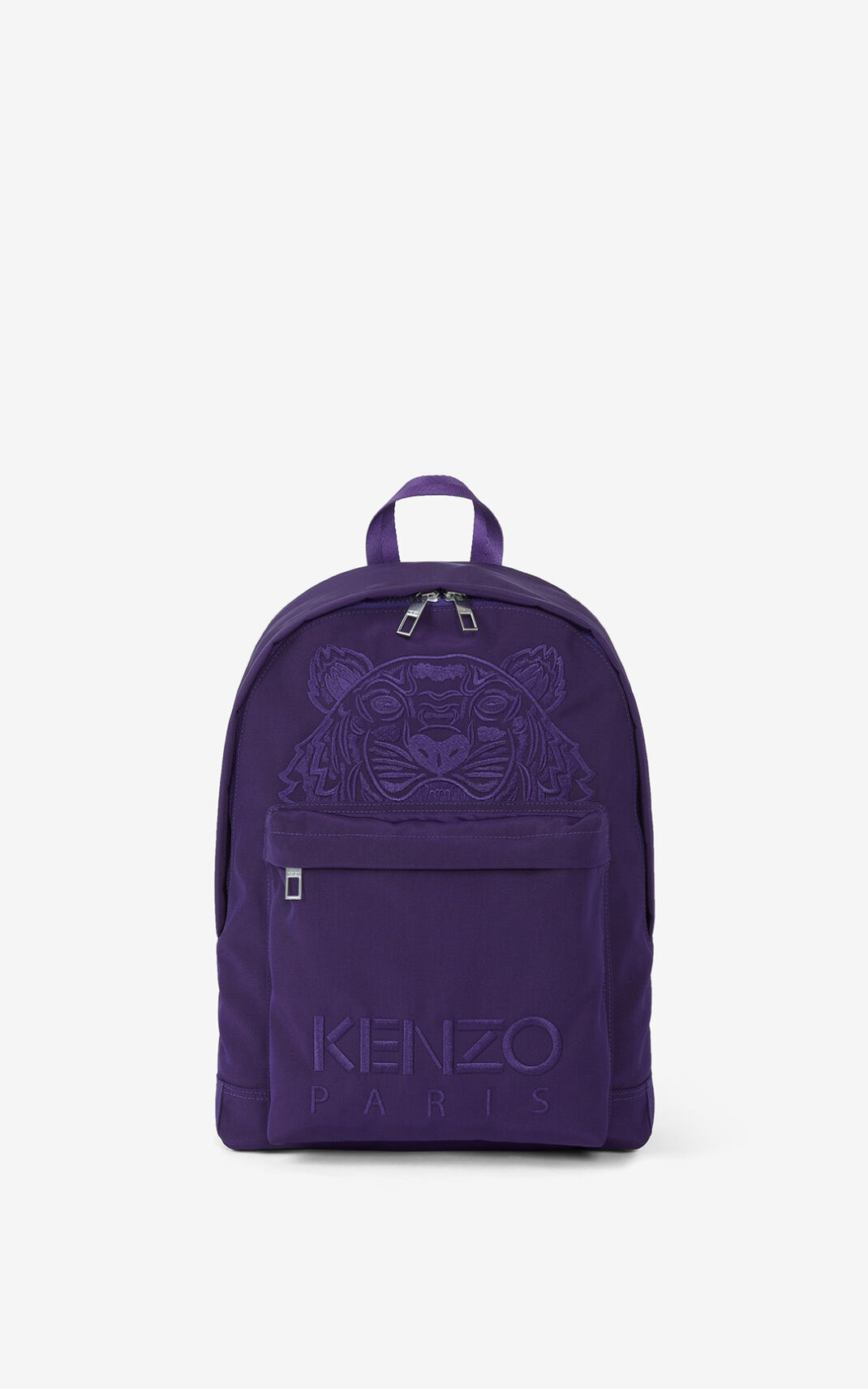 Sac À Dos Kenzo Toile Kampus Tiger Femme Violette | WPUO-40273